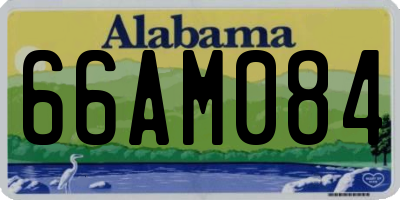 AL license plate 66AM084