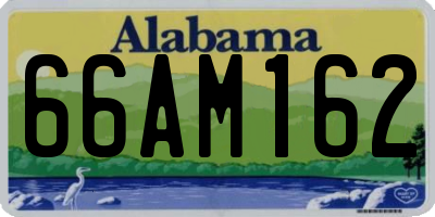 AL license plate 66AM162
