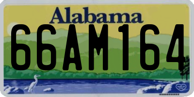 AL license plate 66AM164