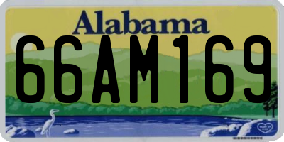 AL license plate 66AM169