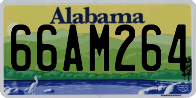 AL license plate 66AM264