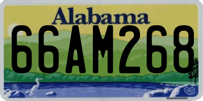 AL license plate 66AM268