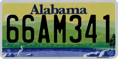AL license plate 66AM341