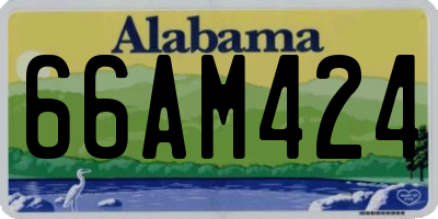 AL license plate 66AM424