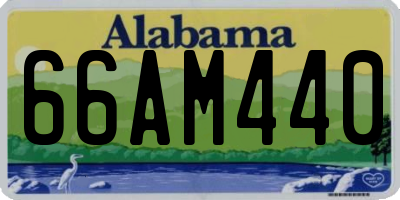 AL license plate 66AM440
