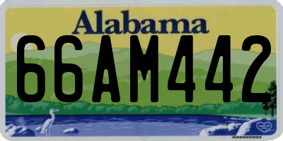 AL license plate 66AM442