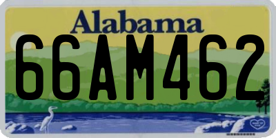 AL license plate 66AM462