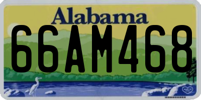 AL license plate 66AM468