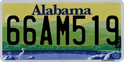 AL license plate 66AM519