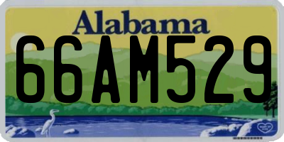 AL license plate 66AM529