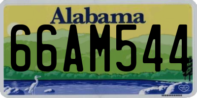 AL license plate 66AM544