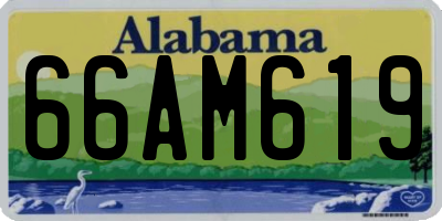 AL license plate 66AM619