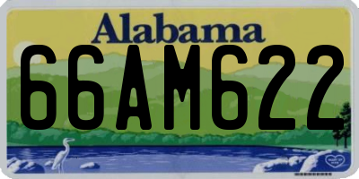 AL license plate 66AM622