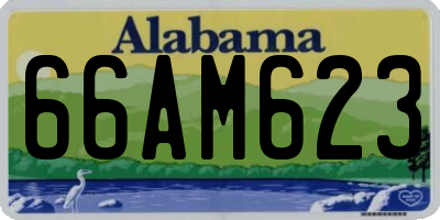 AL license plate 66AM623