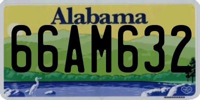 AL license plate 66AM632