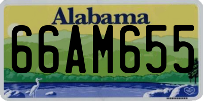AL license plate 66AM655