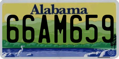 AL license plate 66AM659