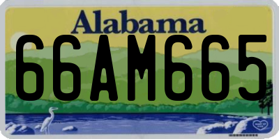 AL license plate 66AM665