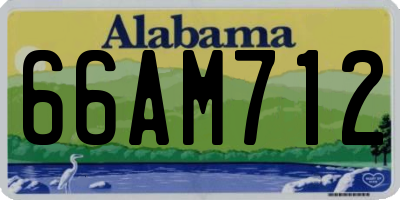 AL license plate 66AM712