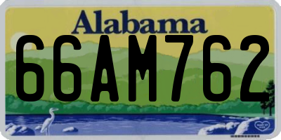 AL license plate 66AM762