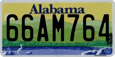 AL license plate 66AM764