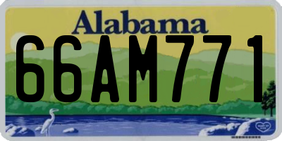 AL license plate 66AM771