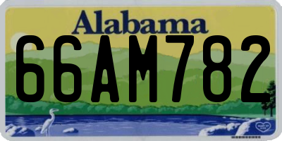 AL license plate 66AM782
