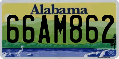 AL license plate 66AM862