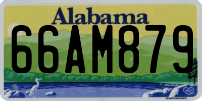 AL license plate 66AM879