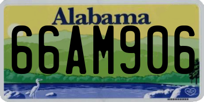 AL license plate 66AM906