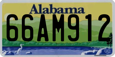 AL license plate 66AM912