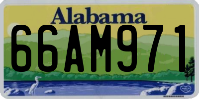 AL license plate 66AM971