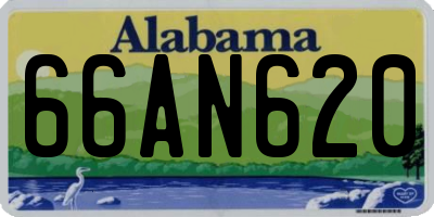 AL license plate 66AN620