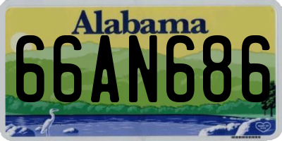 AL license plate 66AN686