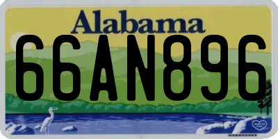 AL license plate 66AN896