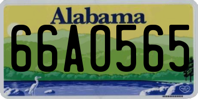 AL license plate 66AO565
