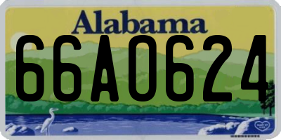 AL license plate 66AO624
