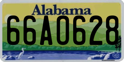 AL license plate 66AO628