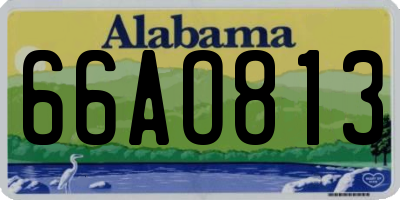 AL license plate 66AO813