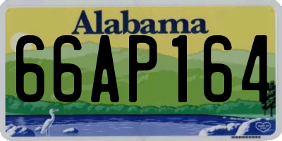 AL license plate 66AP164