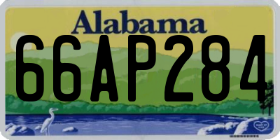 AL license plate 66AP284