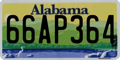 AL license plate 66AP364