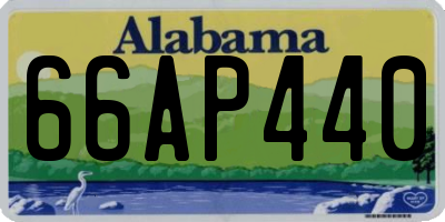 AL license plate 66AP440