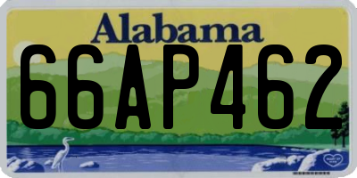 AL license plate 66AP462