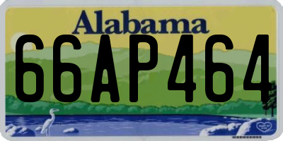 AL license plate 66AP464
