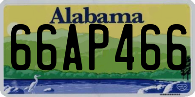 AL license plate 66AP466