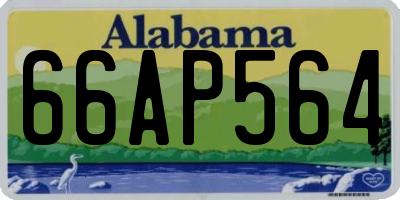 AL license plate 66AP564