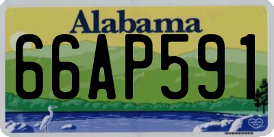 AL license plate 66AP591