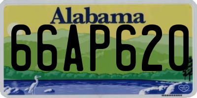 AL license plate 66AP620