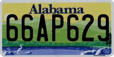 AL license plate 66AP629